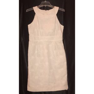 Jessica Howard Sz 8P White jewel neckline Shift